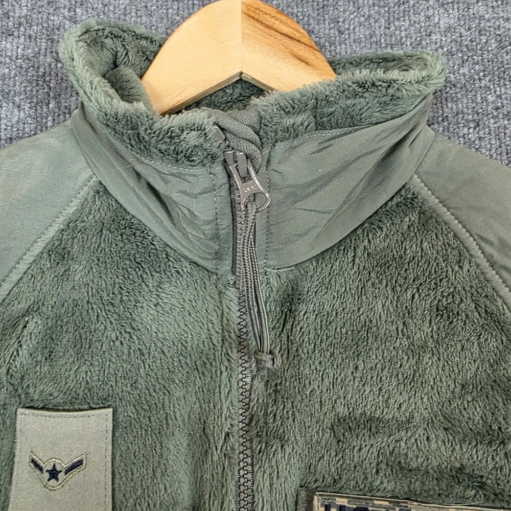 US Air Force Gen III Fleece Jacket Men SZ S Polartec Green Military USA Made